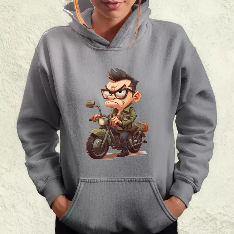 Morcos motoros női pulóver