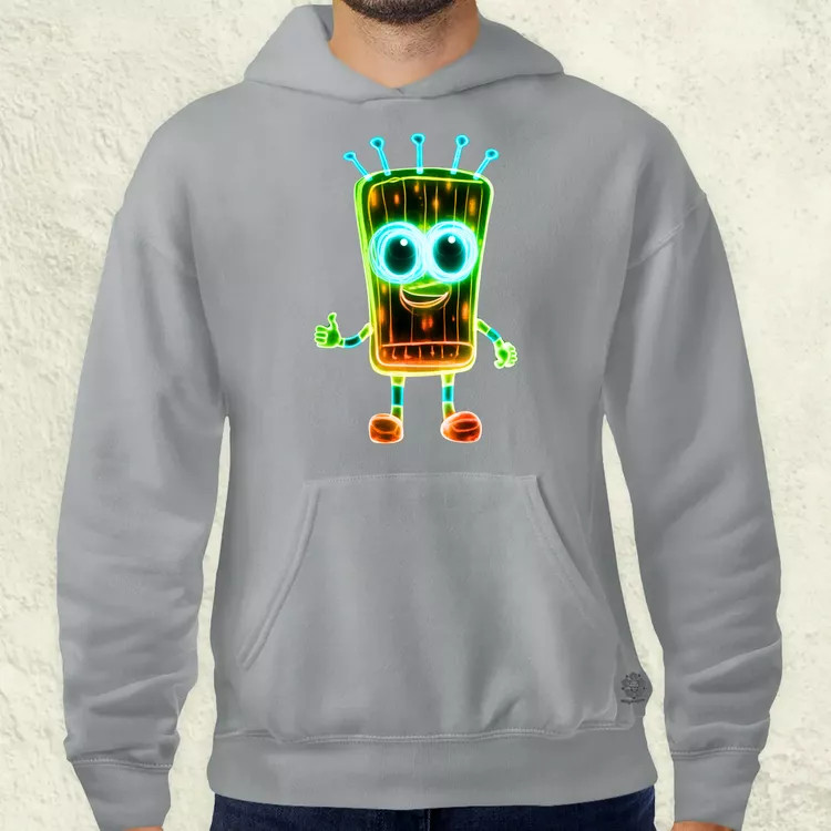 Neon szivacs fantázia v2 férfi pulóver