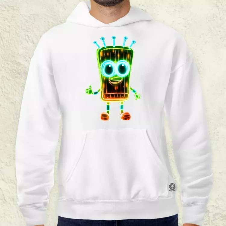 Neon szivacs fantázia v2 férfi pulóver