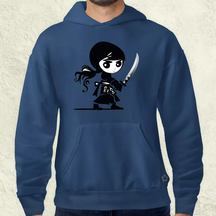 Ninja lány v1 férfi pulóver