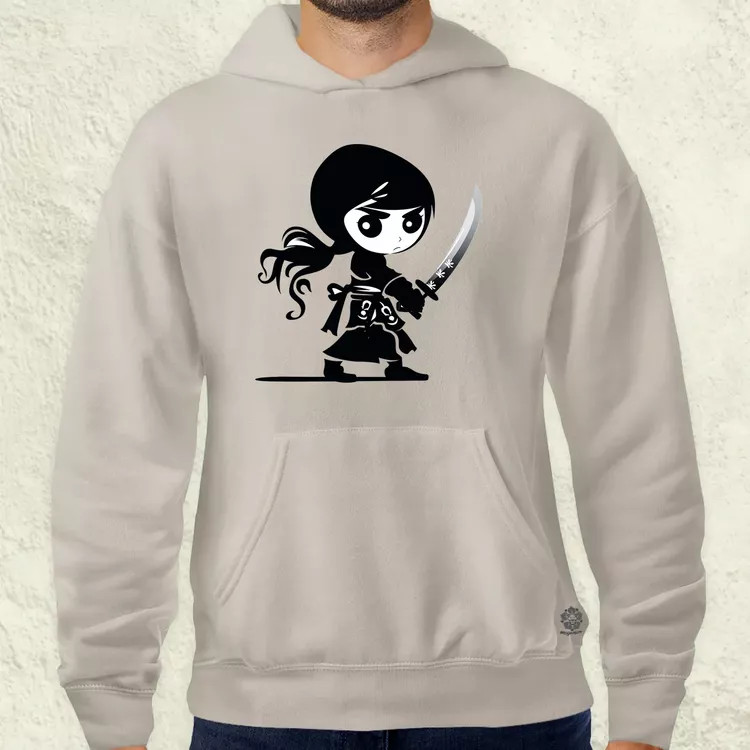 Ninja lány v1 férfi pulóver