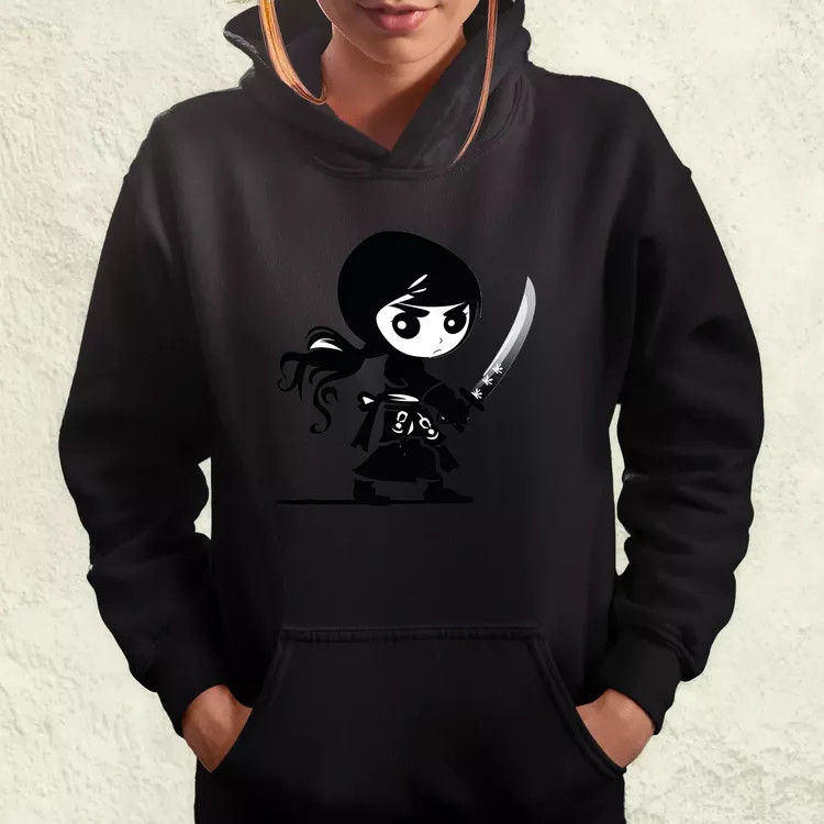 Ninja lány v1 női pulóver