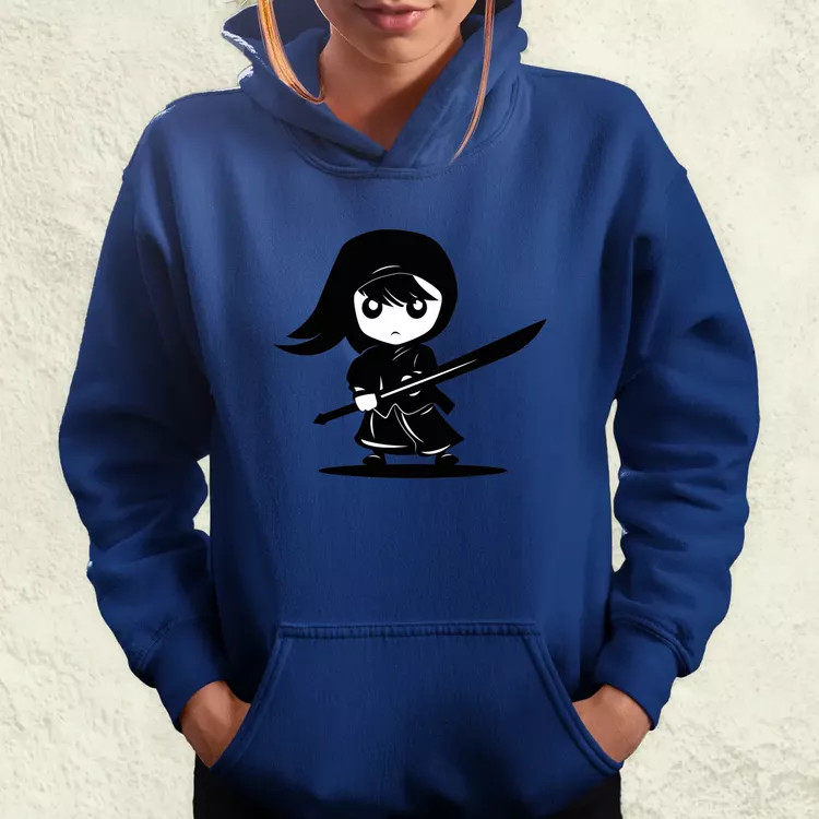 Ninja lány v2 női pulóver