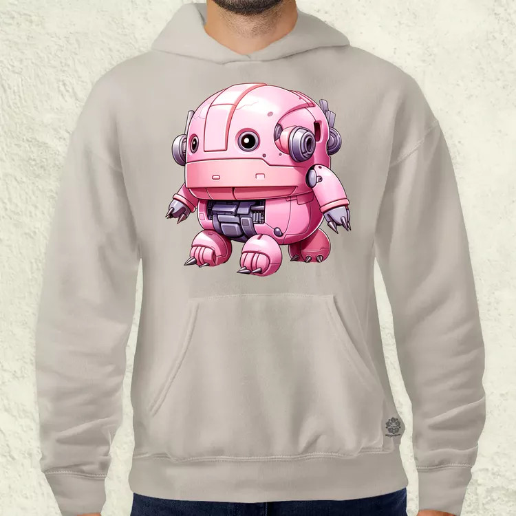 Pink baby robot v1 férfi pulóver