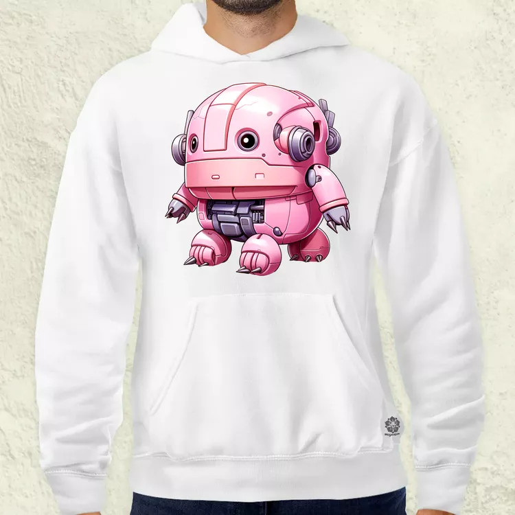 Pink baby robot v1 férfi pulóver