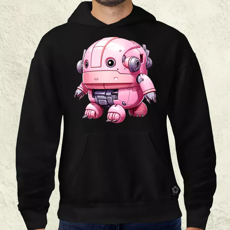 Pink baby robot v1 férfi pulóver