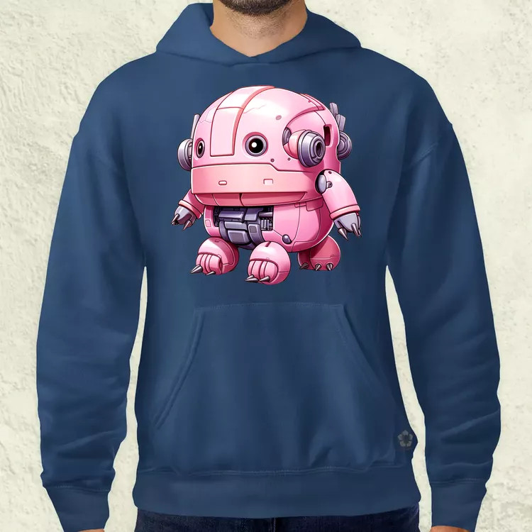Pink baby robot v1 férfi pulóver