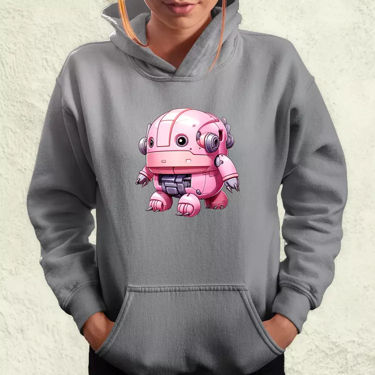 Pink baby robot v1 női pulóver