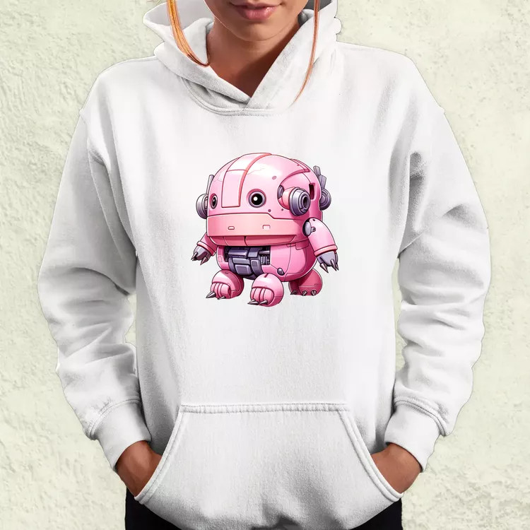 Pink baby robot v1 női pulóver