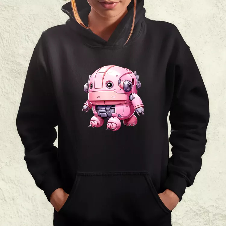 Pink baby robot v1 női pulóver