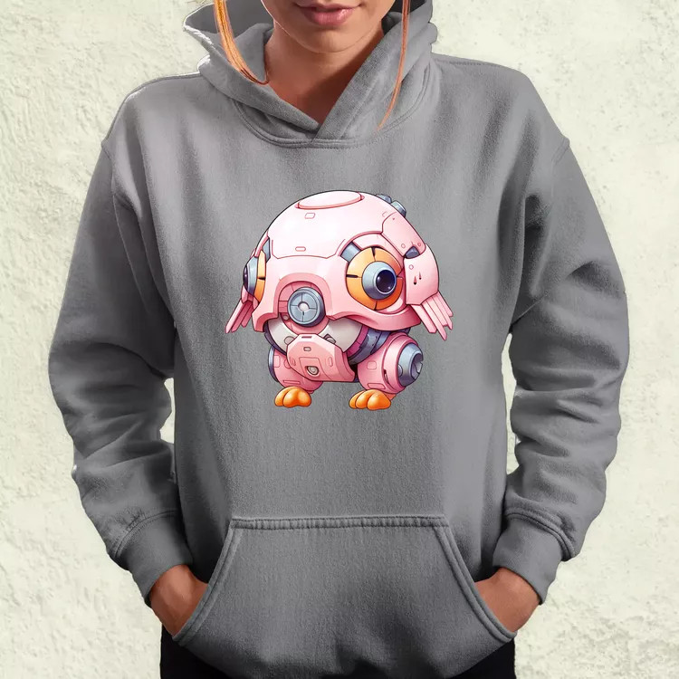 Pink baby robot v2 női pulóver