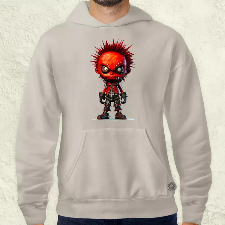 Piros punk srác v1 férfi pulóver