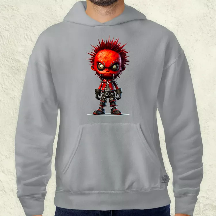 Piros punk srác v1 férfi pulóver