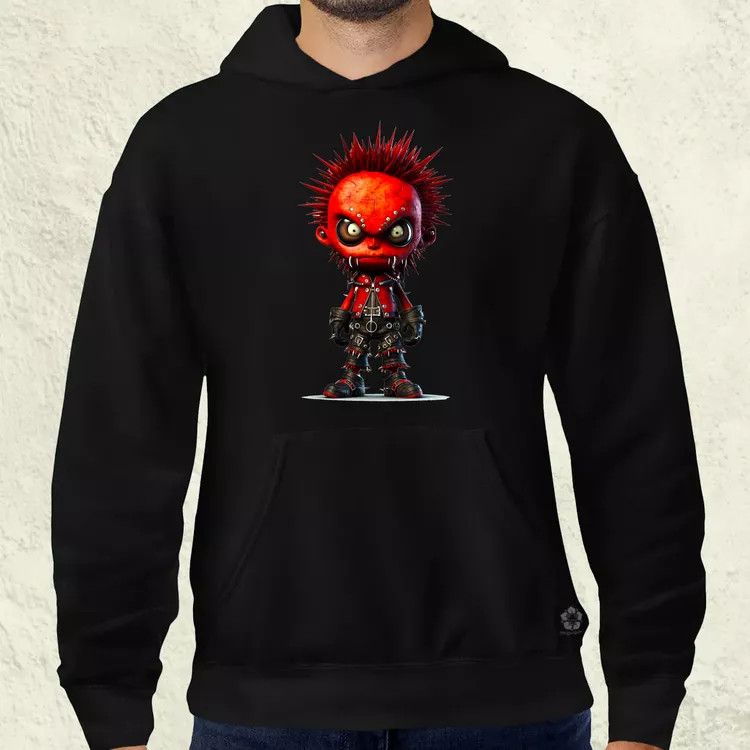 Piros punk srác v1 férfi pulóver