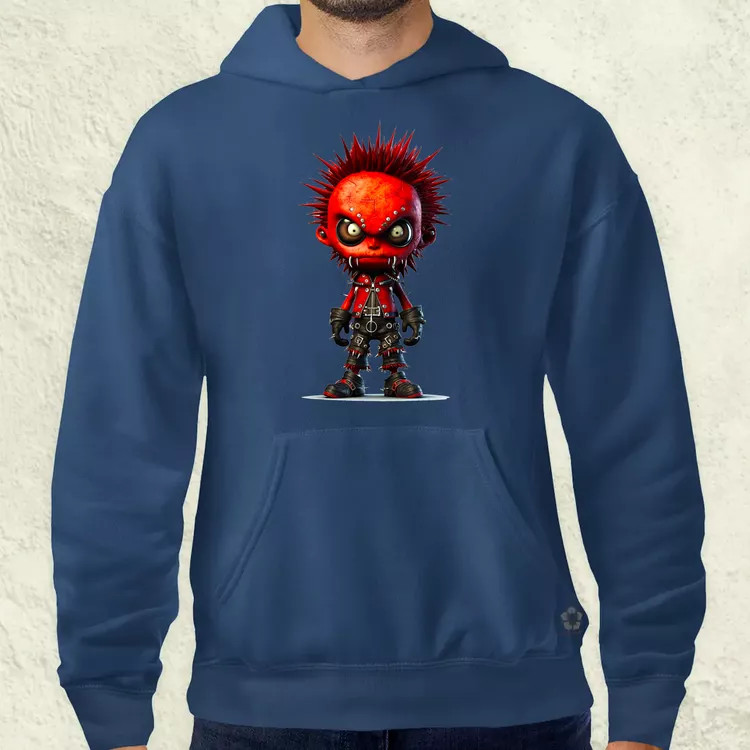 Piros punk srác v1 férfi pulóver