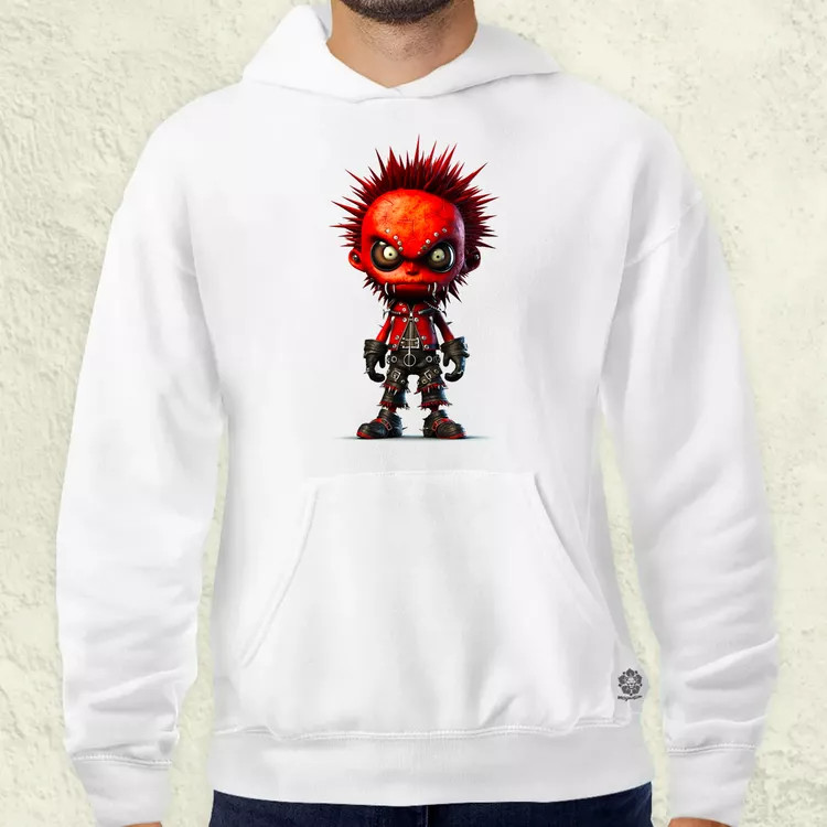 Piros punk srác v1 férfi pulóver