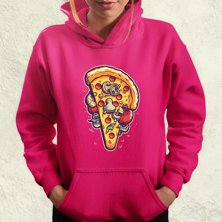 Pizzaszelet v1 női pulóver
