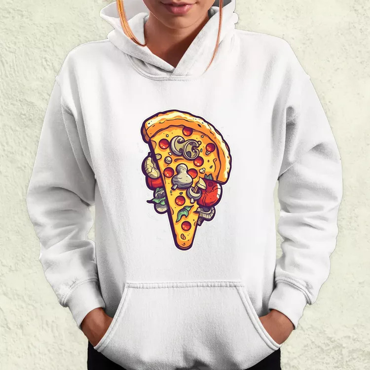 Pizzaszelet v1 női pulóver