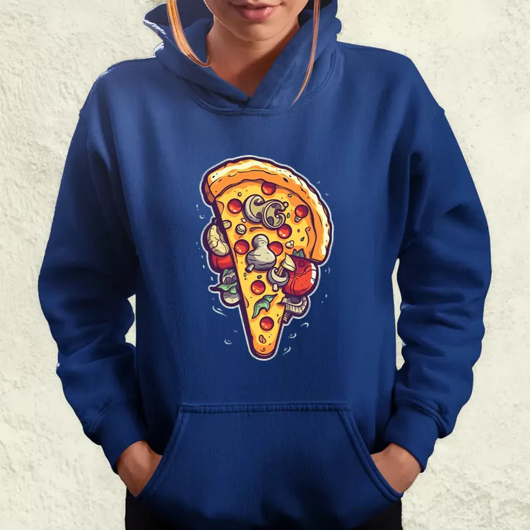 Pizzaszelet v1 női pulóver