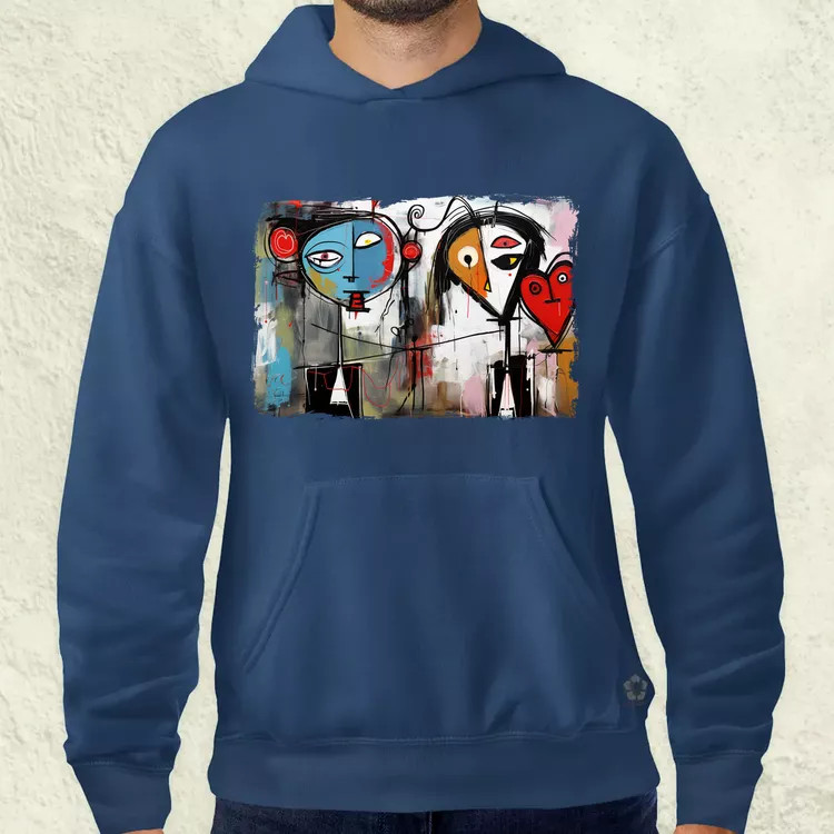 Graffiti szerelem v1 férfi pulóver