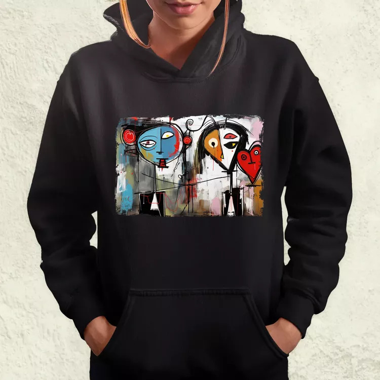 Graffiti szerelem v1 női pulóver
