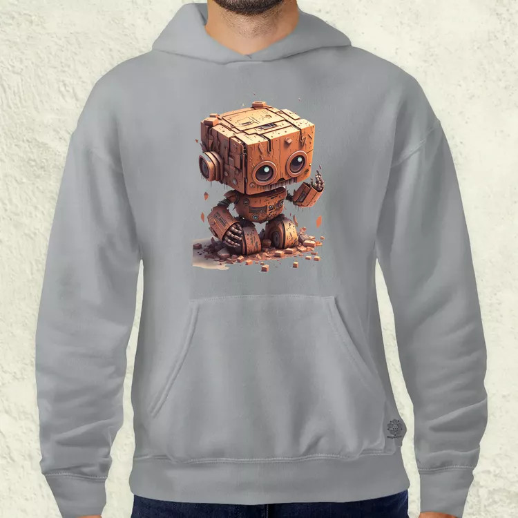 Rozsdás robot kölyök v2 férfi pulóver