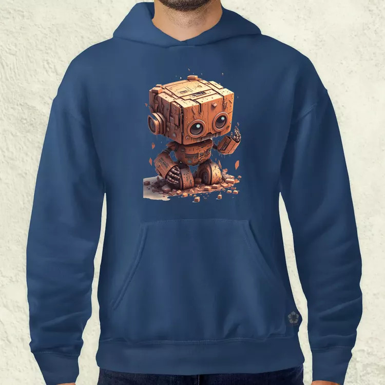 Rozsdás robot kölyök v2 férfi pulóver