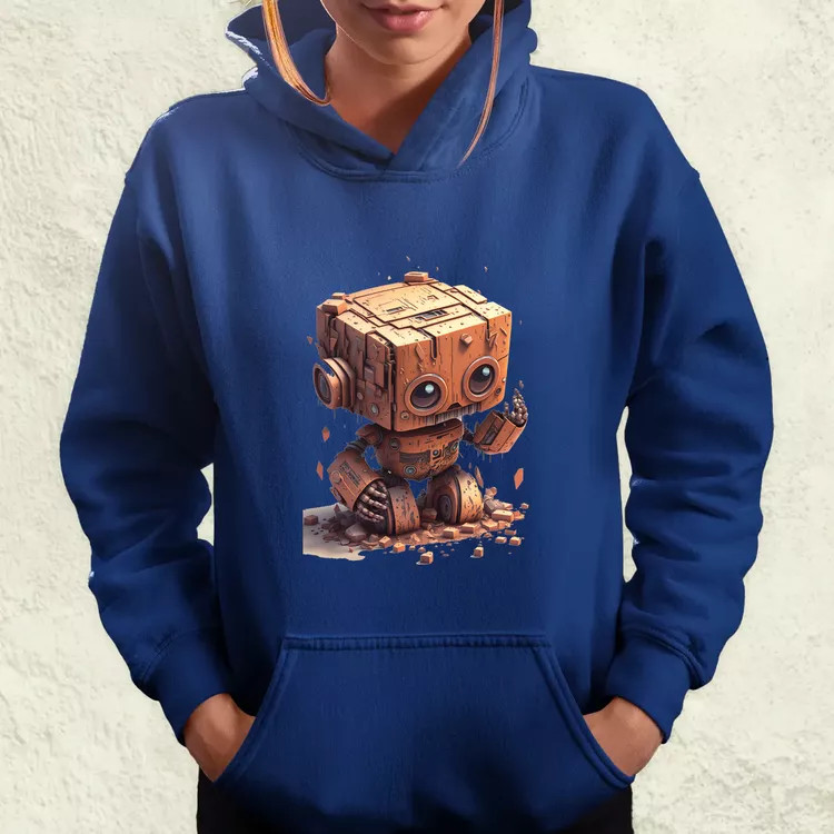 Rozsdás robot kölyök v2 női pulóver