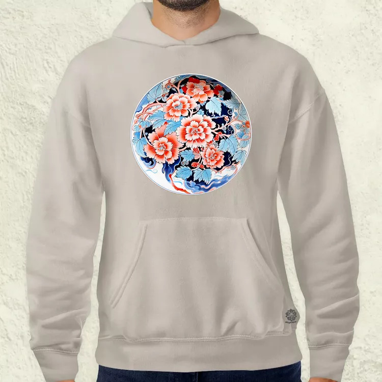 Japán népi porcelán v2 férfi pulóver