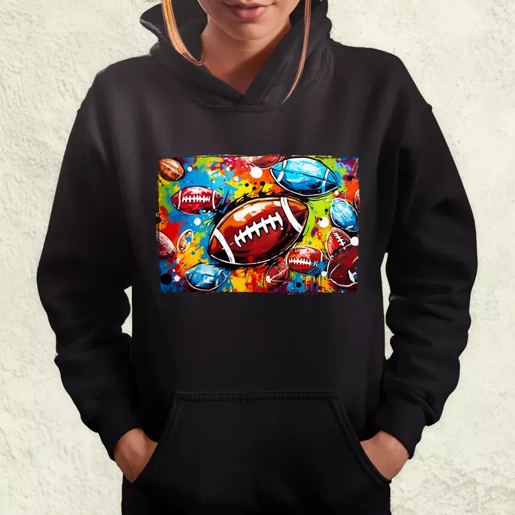 Amerikai foci graffiti v2 női pulóver