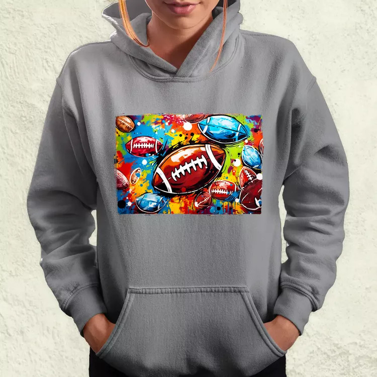 Amerikai foci graffiti v2 női pulóver