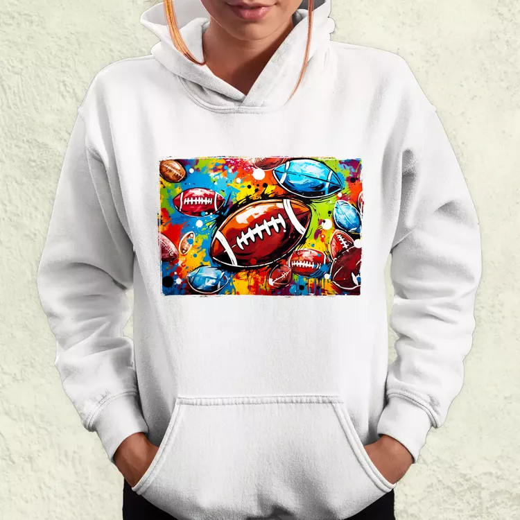 Amerikai foci graffiti v2 női pulóver