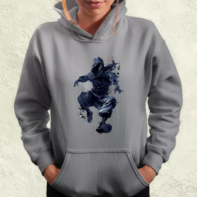 Ninja rajz v1 női pulóver