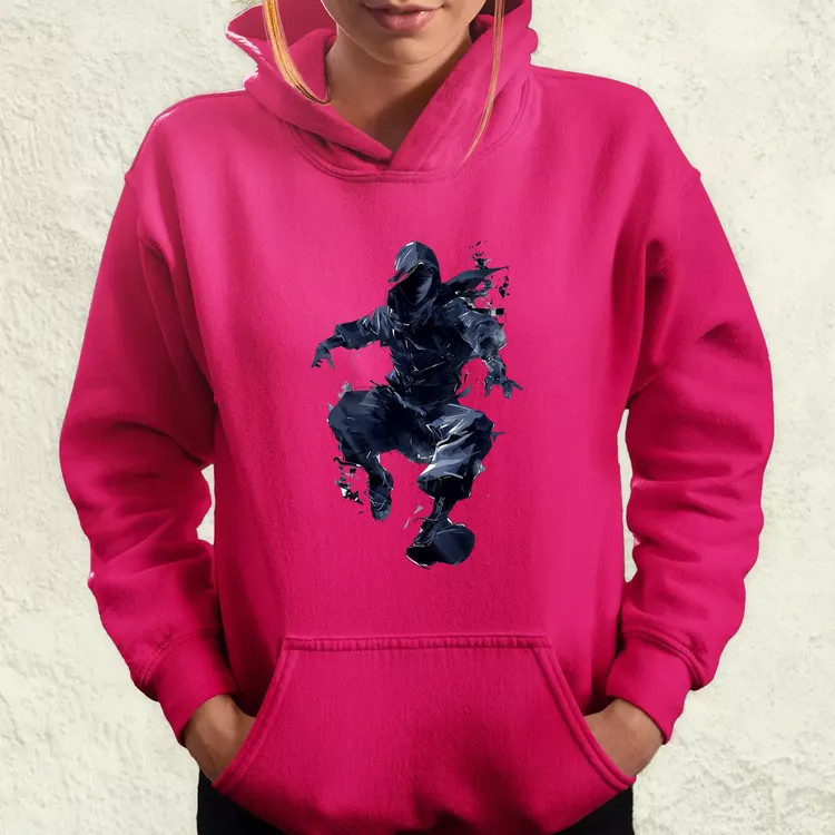 Ninja rajz v1 női pulóver