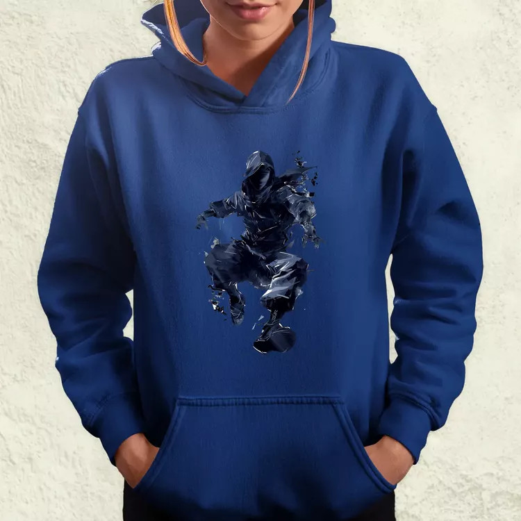 Ninja rajz v1 női pulóver