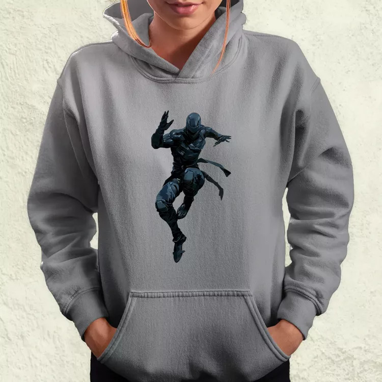 Ninja rajz v2 női pulóver