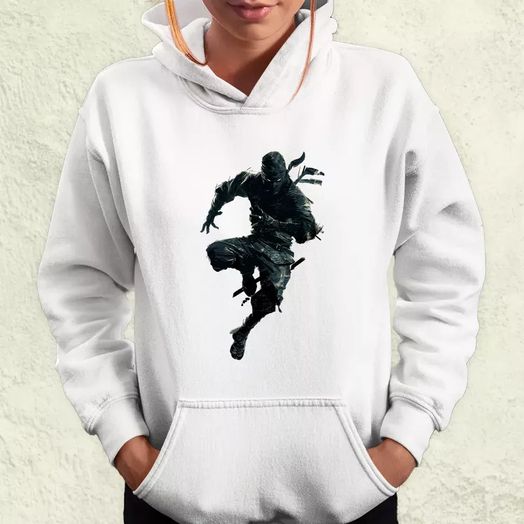 Ninja rajz v3 női pulóver