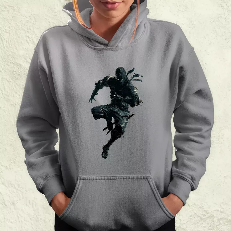 Ninja rajz v3 női pulóver