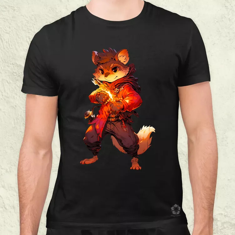 Anime Ratatosk v2 férfi póló