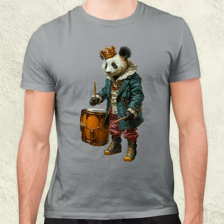 Antropromorf zenész panda v1 férfi póló
