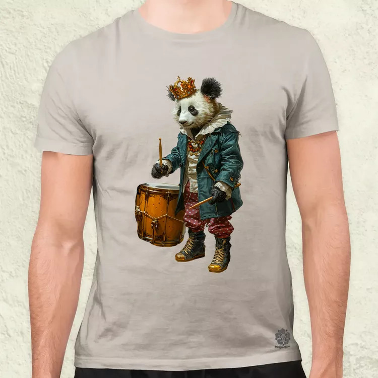 Antropromorf zenész panda v1 férfi póló