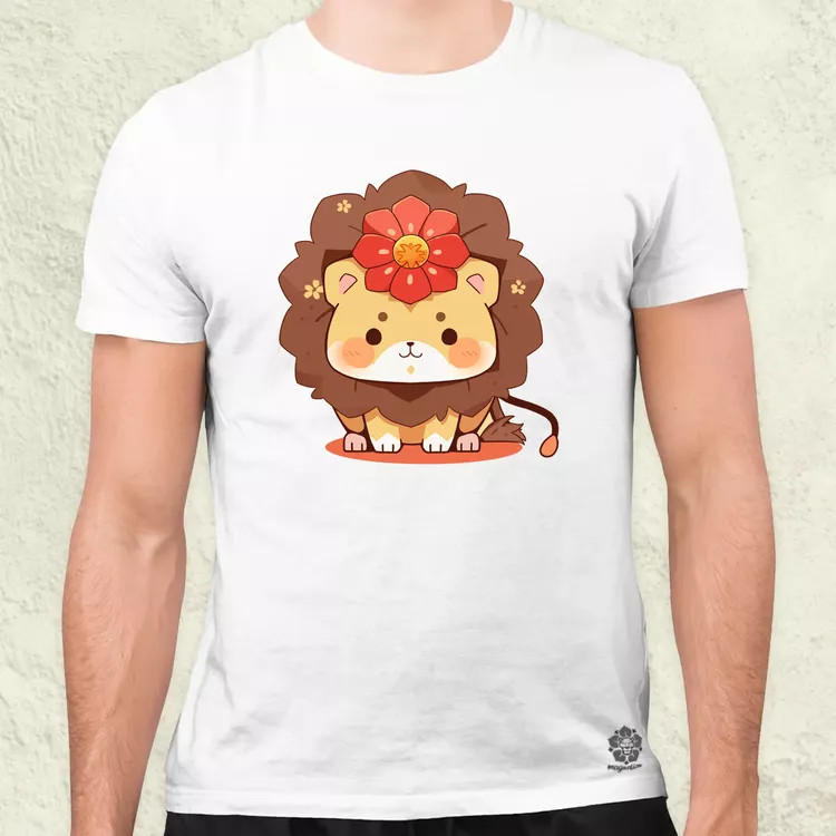 Chibi oroszlán férfi póló