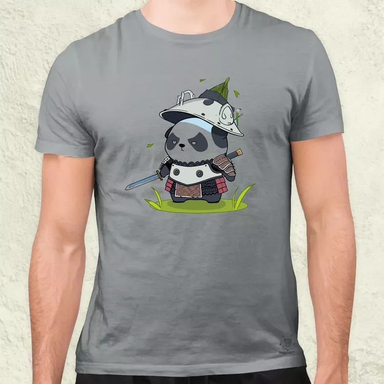 Chibi panda szamuráj v5 férfi póló