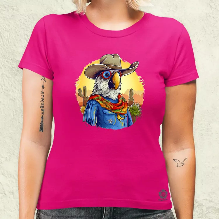 Cowboy papagáj v1 női póló