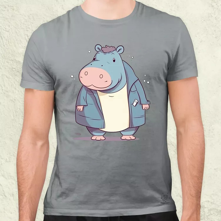Cuki hippo v1 férfi póló