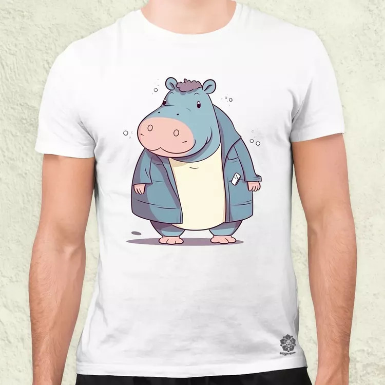 Cuki hippo v1 férfi póló