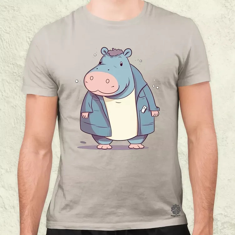 Cuki hippo v1 férfi póló
