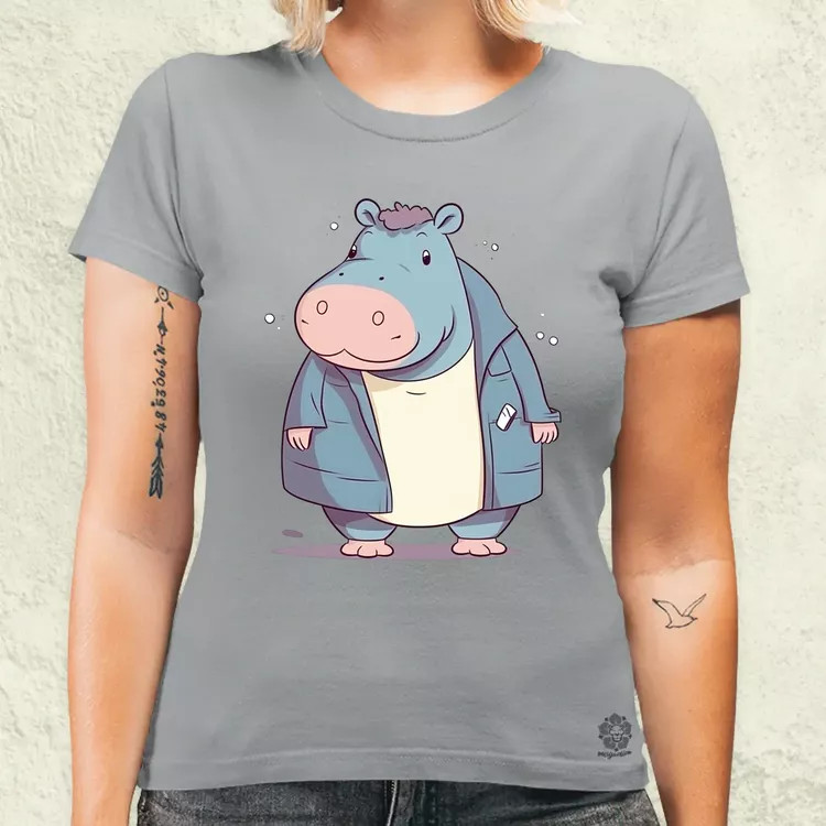 Cuki hippo v1 női póló