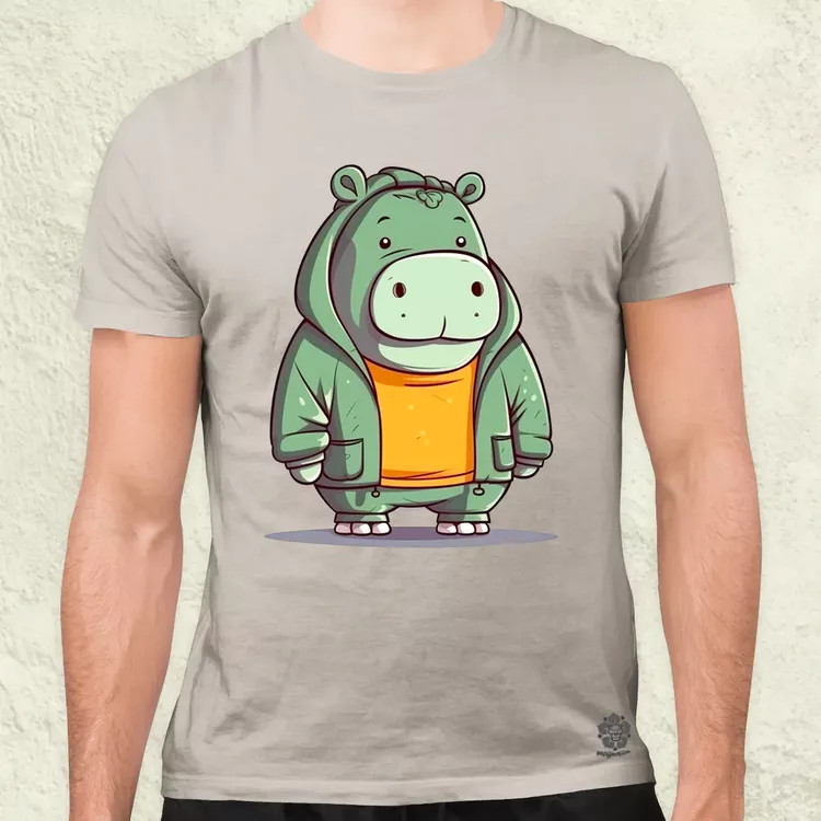Cuki hippo v3 férfi póló