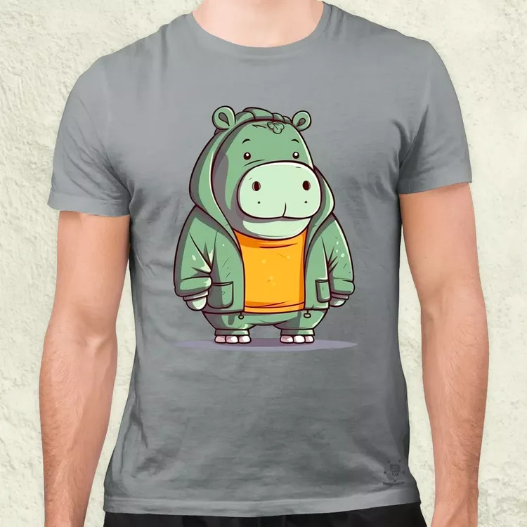 Cuki hippo v3 férfi póló